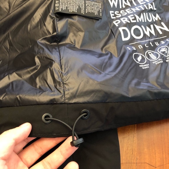 Sanctuary Premium Down Winter Coat Puffer Jacket Black Lightweight Oversized. - Picture 16 of 16